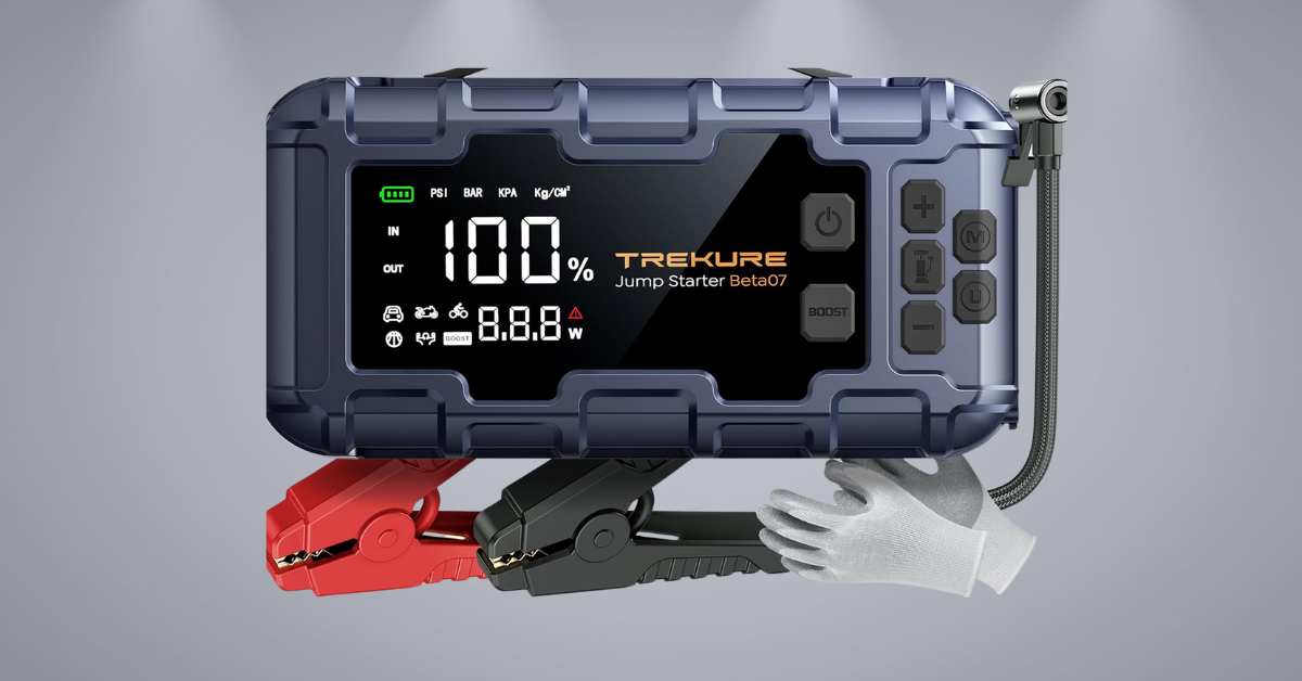 Review TREKURE 10-in-1 Car Battery Jump Starter