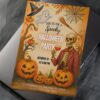 Halloween Party Invitation | Spooky Pumpkin Party Invite Editable Canva Template (Digital Download) Halloween Party Invitation β Video, Printable & Mobile Canva Template