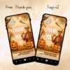 Halloween Party Invitation | Spooky Pumpkin Party Invite Editable Canva Template (Digital Download) Halloween Party Invitation β Video, Printable & Mobile Canva Template