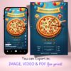 Pizza Party Video Invitation: Editable Birthday Template (Digital Download) Pizza Party Birthday Invitation Digital Download and editable