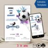 Soccer Birthday Invitation