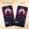 Let’s Get Spooky Halloween Party Invitation – Editable Canva Video & Printable Invite